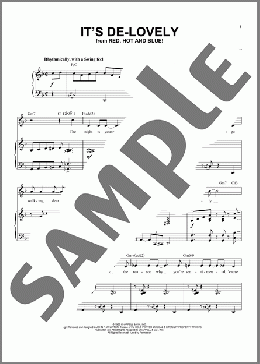 It's De-Lovely [Jazz version] (from Red, Hot And Blue!) (arr. Brent Edstrom)(Cole Porter) 楽譜 ピアノ & ボーカル ダウンロード