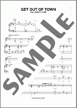Get Out Of Town [Jazz version] (from Leave It To Me) (arr. Brent Edstrom)(Cole Porter) 楽譜 ピアノ & ボーカル ダウンロード