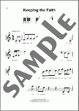Keeping The Faith(Billy Joel) 楽譜 ピアノ（ソロ） ダウンロード