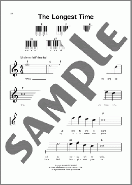 The Longest Time(Billy Joel) 楽譜 ピアノ（ソロ） ダウンロード