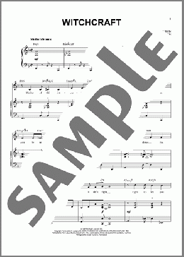 Witchcraft [Jazz version] (arr. Brent Edstrom)(Cy Coleman/Carolyn Leigh) 楽譜 ピアノ & ボーカル ダウンロード