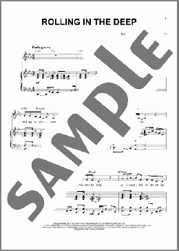 Rolling In The Deep [Jazz version] (arr. Brent Edstrom)(Adele) 楽譜 ピアノ & ボーカル ダウンロード