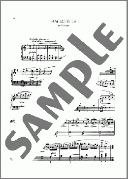 Bagatelle In G Major, Op. 126, No. 1(Ludwig van Beethoven) 楽譜 ピアノ（ソロ） ダウンロード