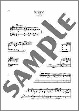Rondo, WoO 49(Ludwig van Beethoven) 楽譜 ピアノ（ソロ） ダウンロード
