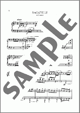 Bagatelle In G Minor, Op. 126, No. 2(Ludwig van Beethoven) 楽譜 ピアノ（ソロ） ダウンロード