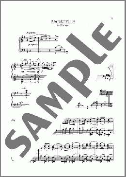 Bagatelle In G Major, Op. 119, No. 6(Ludwig van Beethoven) 楽譜 ピアノ（ソロ） ダウンロード