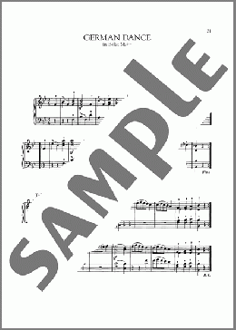 German Dance In B-Flat Major, WoO 13, No. 6(Ludwig van Beethoven) 楽譜 ピアノ（ソロ） ダウンロード