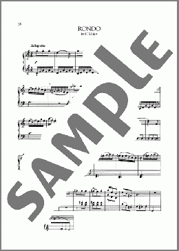 Rondo, WoO 48(Ludwig van Beethoven) 楽譜 ピアノ（ソロ） ダウンロード