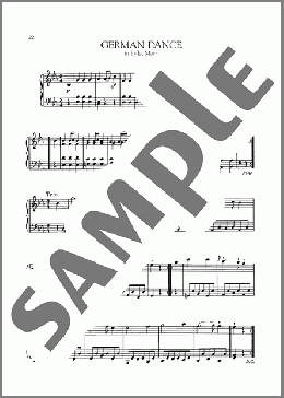 German Dance In E-Flat Major, WoO 13, No. 9(Ludwig van Beethoven) 楽譜 ピアノ（ソロ） ダウンロード