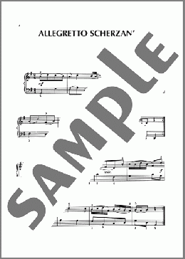 Allegretto Scherzando(Carl Philipp Emanuel Bach) 楽譜 ピアノ（ソロ） ダウンロード