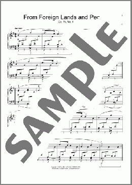 From Foreign Lands And People(Robert Schumann) 楽譜 ピアノ（ソロ） ダウンロード