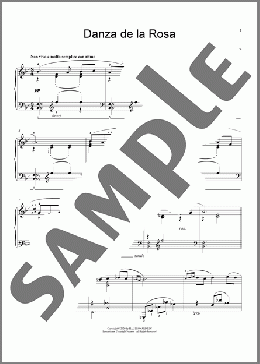 Danza de la Rosa(Enrique Granados) 楽譜 ピアノ（ソロ） ダウンロード