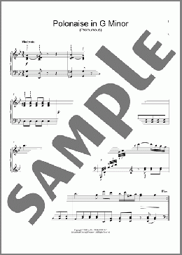 Polonaise In G Minor, KK IIa, No. 1(Frederic Chopin) 楽譜 ピアノ（ソロ） ダウンロード