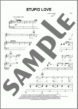 Stupid Love(Lady Gaga) 楽譜 ピアノ & ボーカル & ギター ダウンロード