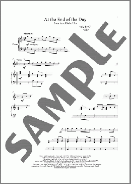 At The End Of The Day (from Les Miserables)(Alain Boublil/Jean-Marc Natel/Herbert Kretzmer/Claude-Michel Schonberg/Boublil and Schonberg) 楽譜 その他 ダウンロード