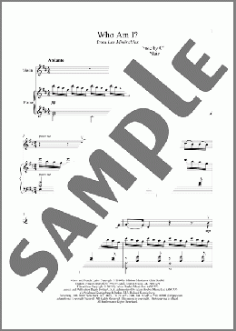 Who Am I? (from Les Miserables)(Alain Boublil/Jean-Marc Natel/Herbert Kretzmer/Claude-Michel Schonberg/Boublil and Schonberg) 楽譜 その他 ダウンロード
