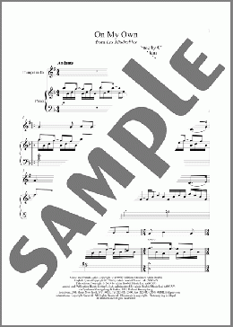 On My Own (from Les Miserables)(John Caird/Trevor Nunn/Alain Boublil/Jean-Marc Natel/Herbert Kretzmer/Claude-Michel Schonberg/Boublil and Schonberg) 楽譜 その他 ダウンロード