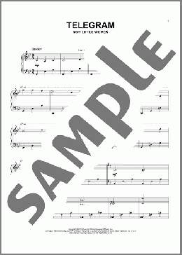 Telegram (from the Motion Picture Little Women)(Alexandre Desplat) 楽譜 ピアノ（ソロ） ダウンロード