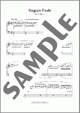 Bagpipe Etude, Op. 47, No. 11(Stephen Heller) 楽譜 ピアノ（ソロ） ダウンロード