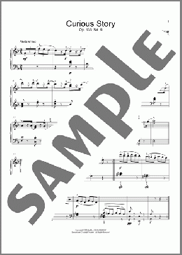 Curious Story, Op. 138, No. 9(Stephen Heller) 楽譜 ピアノ（ソロ） ダウンロード