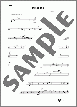 Miracle Shot(Oboe)(Kazuhiro Ishikawa/Shinya Naito) 楽譜 吹奏楽（パート） ダウンロード 定額サブスク