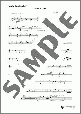 Miracle Shot(1st Alto Saxophone in E♭)(Kazuhiro Ishikawa/Shinya Naito) 楽譜 吹奏楽（パート） ダウンロード 定額サブスク