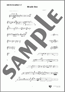 Miracle Shot(2nd Alto Saxophone in E♭)(Kazuhiro Ishikawa/Shinya Naito) 楽譜 吹奏楽（パート） ダウンロード 定額サブスク