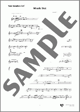 Miracle Shot(Tenor Saxophone in B♭)(Kazuhiro Ishikawa/Shinya Naito) 楽譜 吹奏楽（パート） ダウンロード 定額サブスク