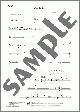 Miracle Shot(Xylophone)(Kazuhiro Ishikawa/Shinya Naito) 楽譜 吹奏楽（パート） ダウンロード 定額サブスク
