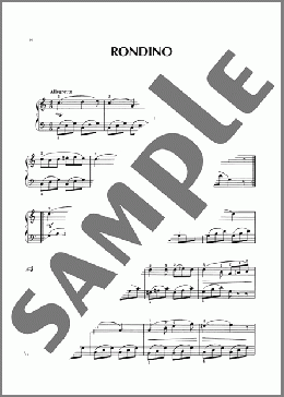 Rondino(Anton Diabelli) 楽譜 ピアノ（ソロ） ダウンロード