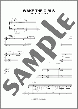 Wake The Girls (from The Call Of The Wild) (arr. Batu Sener)(John Powell) 楽譜 ピアノ（ソロ） ダウンロード