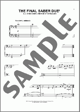 The Final Saber Duel (from The Rise Of Skywalker)(John Williams) 楽譜 ピアノ（ソロ） ダウンロード