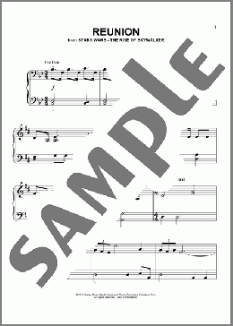 Reunion (from The Rise Of Skywalker)(John Williams) 楽譜 ピアノ（ソロ） ダウンロード