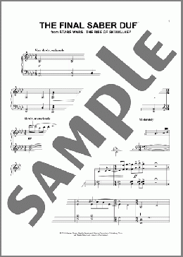 The Final Saber Duel (from The Rise Of Skywalker)(John Williams) 楽譜 ピアノ（ソロ） ダウンロード