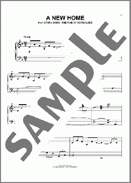 A New Home (from The Rise Of Skywalker)(John Williams) 楽譜 ピアノ（ソロ） ダウンロード