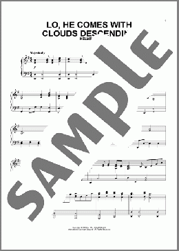 Lo, He Comes With Clouds Descending(Charles Wesley/Traditional English Melody) 楽譜 ピアノ（ソロ） ダウンロード
