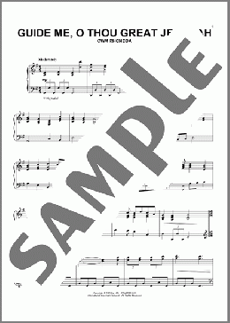 Guide Me, O Thou Great Jehovah(John Hughes/William Williams/William Williams and John Hughes) 楽譜 ピアノ（ソロ） ダウンロード