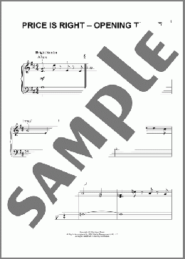 Price Is Right - Opening Theme(Edward Kalehoff) 楽譜 その他 ダウンロード