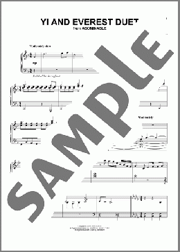 Yi And Everest Duet (from the Motion Picture Abominable)(Rupert Gregson-Williams) 楽譜 ピアノ（ソロ） ダウンロード