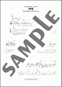 Anji(Davy Graham) 楽譜 ギター（その他） ダウンロード