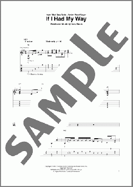 If I Had My Way(Gary Davis) 楽譜 ギター（その他） ダウンロード
