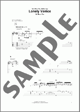 Lonely Venice(Simon Fox) 楽譜 ギター（その他） ダウンロード