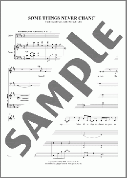 Some Things Never Change (for Low Voice and Cello)(Heather Sorenson) 楽譜 ピアノ & ボーカル ダウンロード