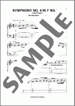 Symphony No. 6 In F Major (”Pastoral”), First Movement Excerpt(Ludwig Van Beethoven) 楽譜 その他 ダウンロード