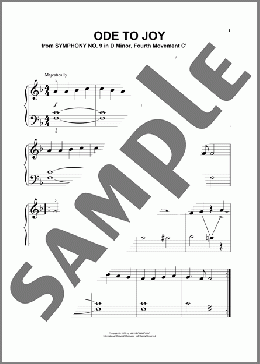Ode To Joy(Ludwig Van Beethoven) 楽譜 その他 ダウンロード