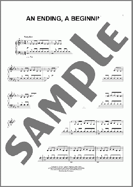 An Ending, A Beginning(Dustin O'Halloran) 楽譜 ピアノ（ソロ） ダウンロード