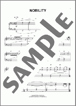 Nobility(David Foster) 楽譜 ピアノ（ソロ） ダウンロード
