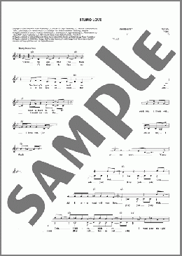 Stupid Love(Lady Gaga) 楽譜 その他 ダウンロード
