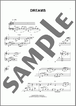 Dreams(David Foster) 楽譜 ピアノ（ソロ） ダウンロード