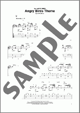Angry Birds Theme(Ari Pulkkinen) 楽譜 ギター（その他） ダウンロード
